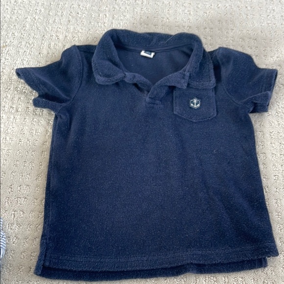 Janie and Jack Nautical Kids Outfit Bundle- Navy, Blue, Striped - Picture 7 of 7